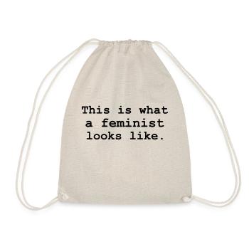 This is what a feminist looks like. - Turnbeutel - Natur - Vorne
