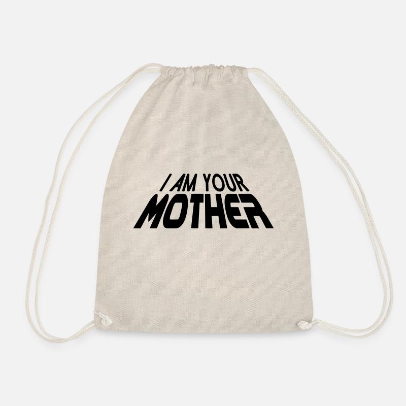 I am your MOTHER 3D (1c) - Drawstring Bag - nature