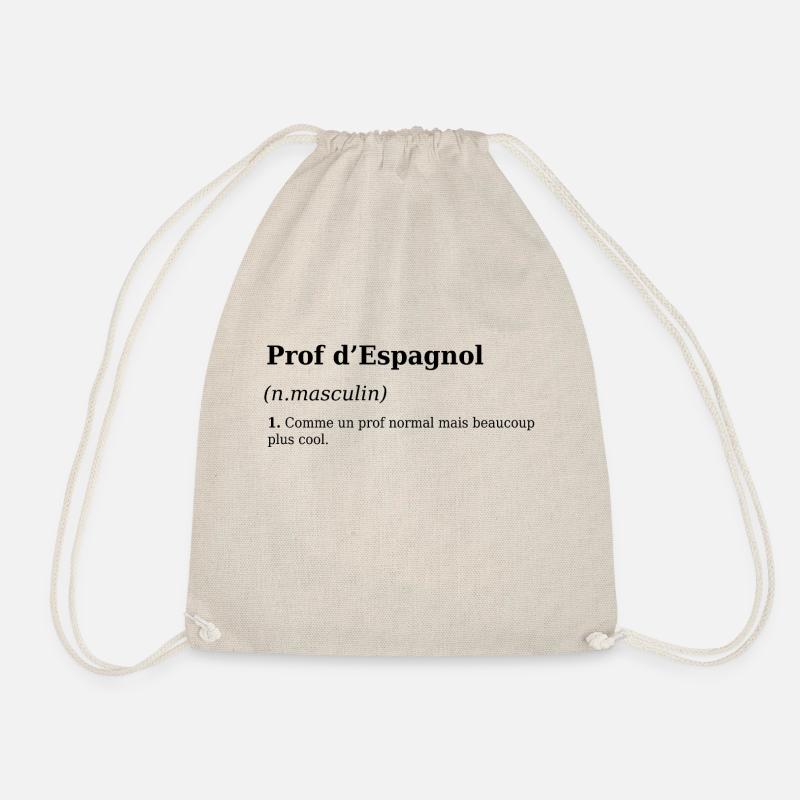 Définition Enseignant Espagnol - Sac de sport léger - nature