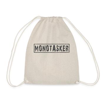 Monotasker Multitasker - Turnbeutel - Natur - Vorne