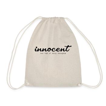 Innocent but full of dirty thoughts - Turnbeutel - Natur - Vorne