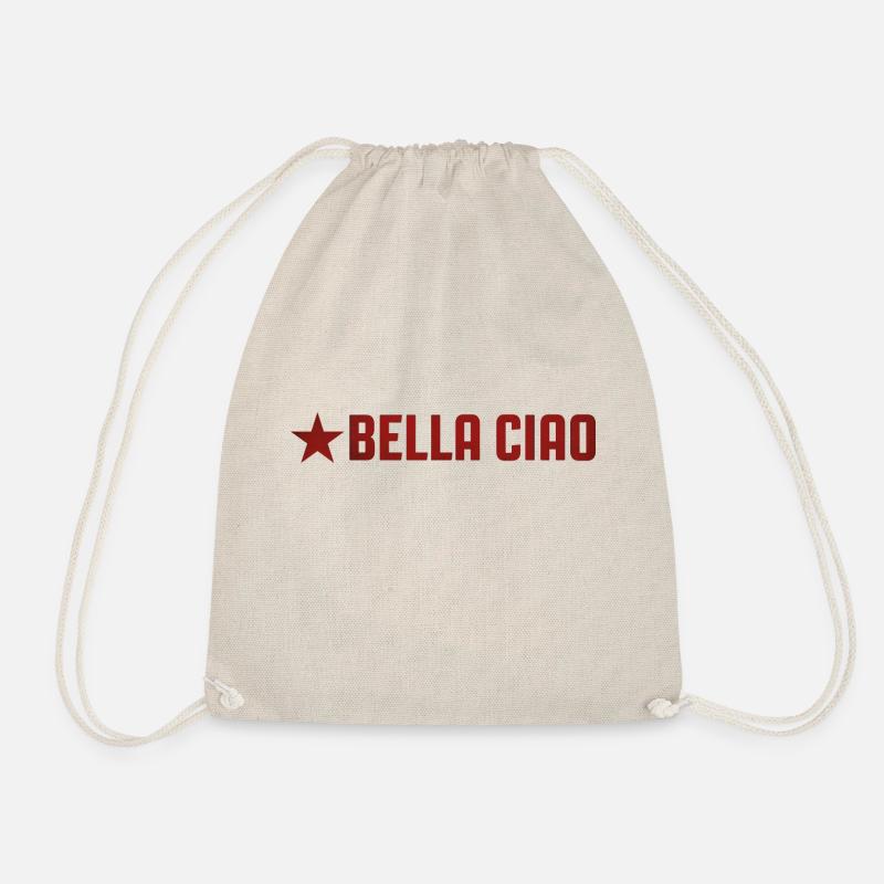 Partisan Singing - Drawstring Bag - nature