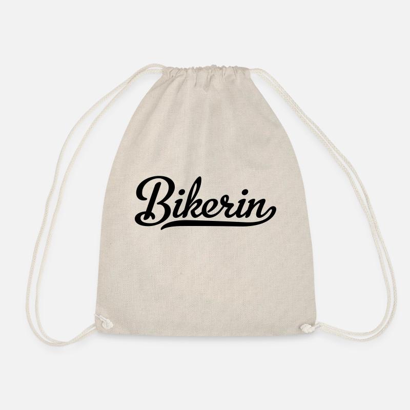 Bikerin - Turnbeutel - Natur