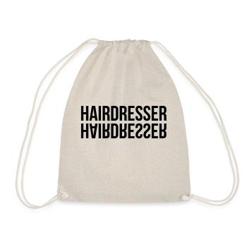 Coiffure / Coiffeur / Coiffeuse / Mode / Cheveux - Sac de sport léger - nature - Devant