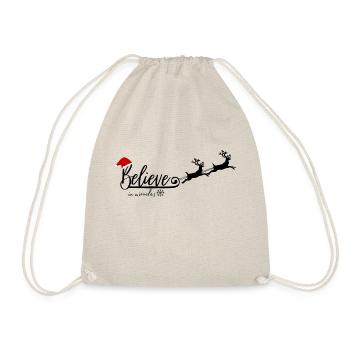 Believe in miracles - Drawstring Bag - nature - Front