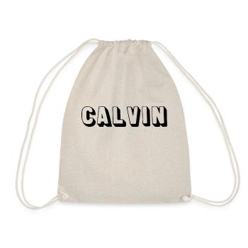 Name - Calvin - Drawstring Bag - nature - Front