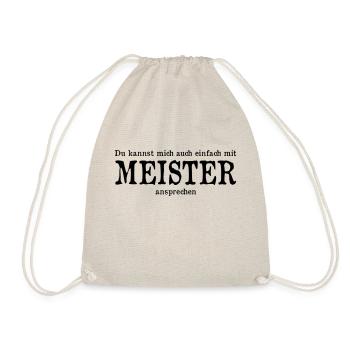 Meister - Turnbeutel - Natur - Vorne
