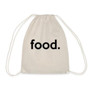 food. - Turnbeutel - Natur - Vorne