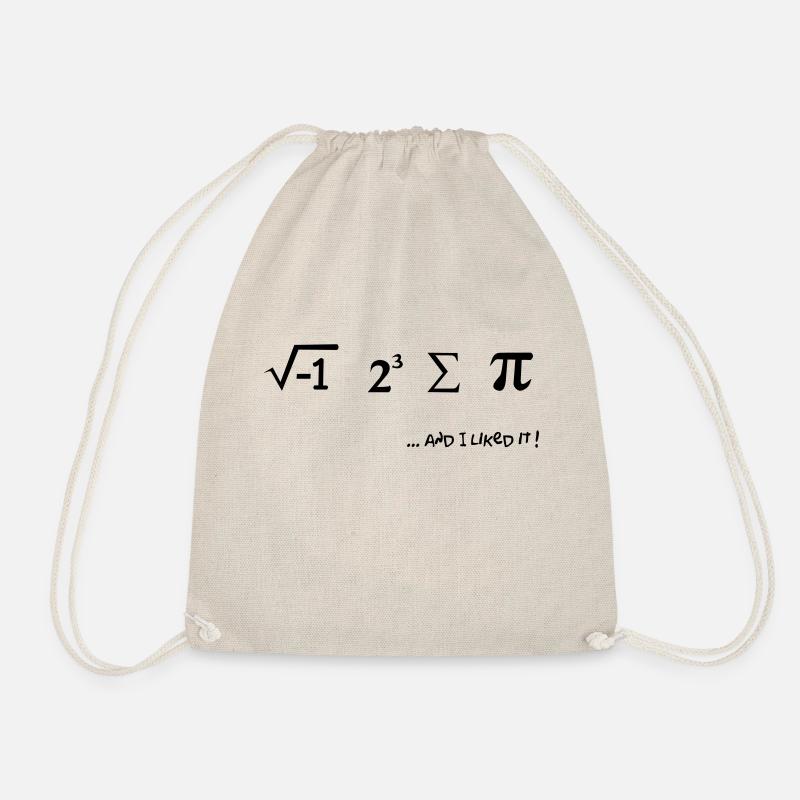 I ate some pie - Drawstring Bag - nature