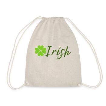 Irlandais avec Shamrock - St. Patrick Day - Sac de sport léger - nature - Devant