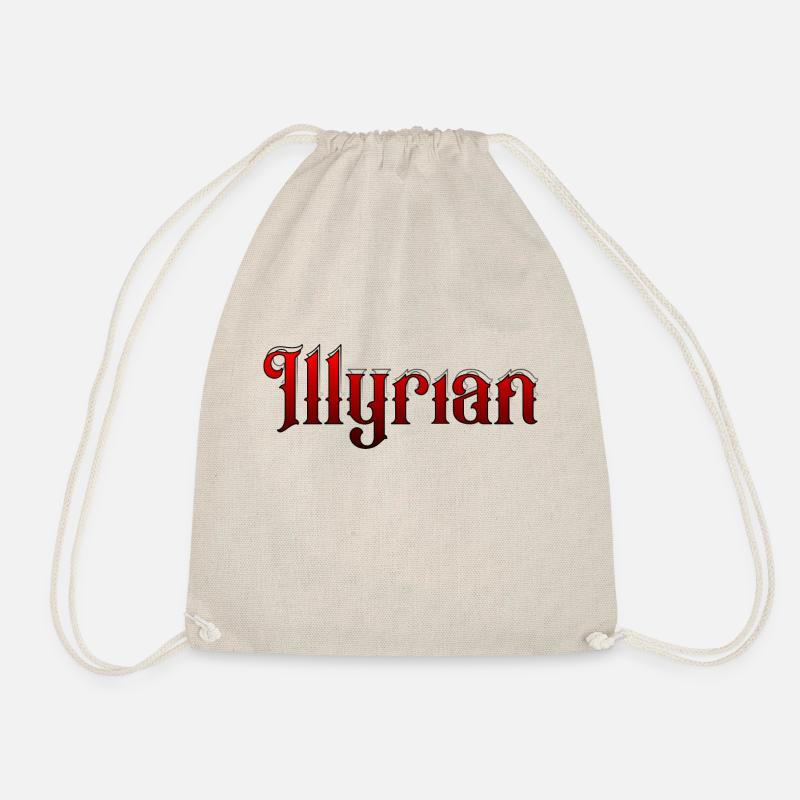 Illyrian/Albaner Design - Turnbeutel - Natur