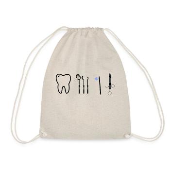 dentiste Hygiéniste dentaire cadeau - Sac de sport léger - nature - Devant