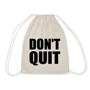 dont quit - Sac de sport léger - nature - Devant
