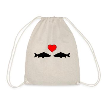 Fisch Liebe - Turnbeutel - Natur - Vorne