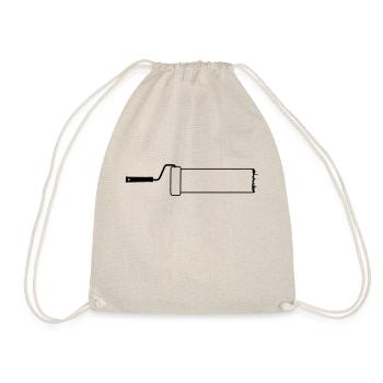 Rouleau de peinture transparent - Sac de sport léger - nature - Devant