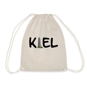Kiel Logo - Laboer Ehrenmal (schwarz) - Turnbeutel - Natur - Vorne