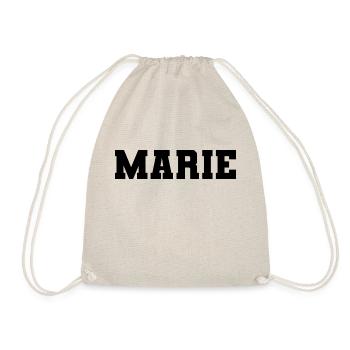 Nom - Marie - Sac de sport léger - nature - Devant