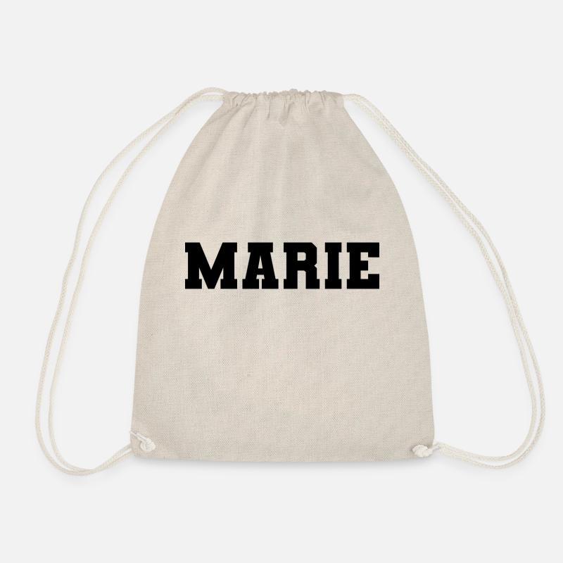 Name - Marie - Drawstring Bag - nature
