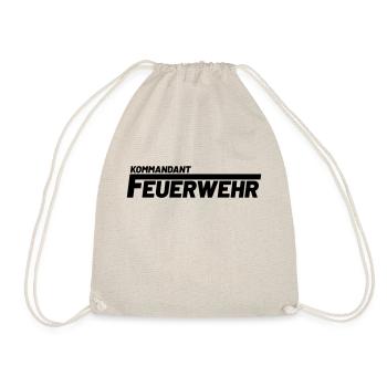 Feuerwehr Kommandant - Freiwillige Feuerwehr - Turnbeutel - Natur - Vorne