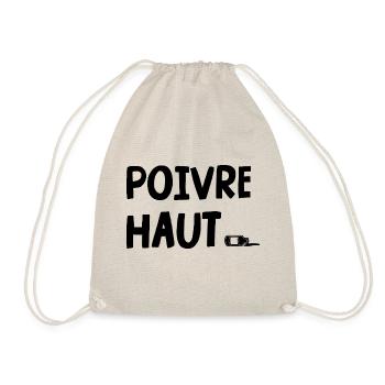 poivre haut - Sac de sport léger - nature - Devant