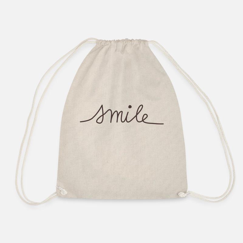 Smile - Turnbeutel - Natur