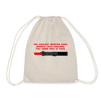 Star Wars: Weapon Lightsaber - Drawstring Bag - nature - Front