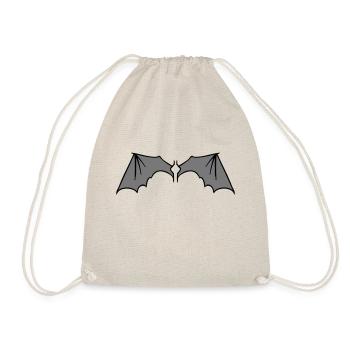 batwings_grey - Turnbeutel - Natur - Vorne