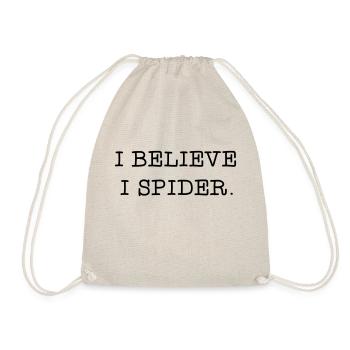 I believe I spider - Turnbeutel - Natur - Vorne