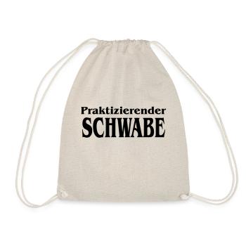 praktizierender_schwabe - Turnbeutel - Natur - Vorne