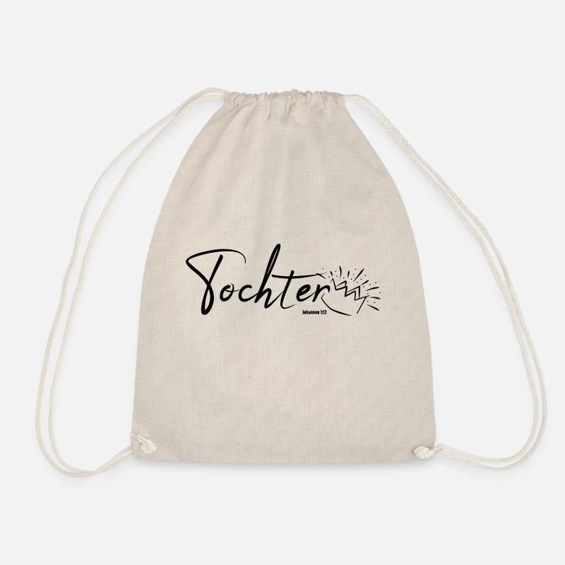 Tochter (Kind Gottes) - Turnbeutel - Natur