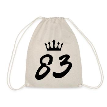 83 Couronne numérique - Sac de sport léger - nature - Devant