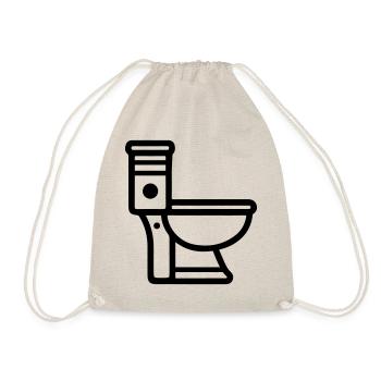 Wc Toilet - Sac de sport léger - nature - Devant