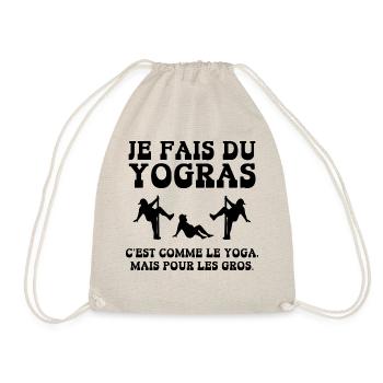 je fais du yogras - Sac de sport léger - nature - Devant