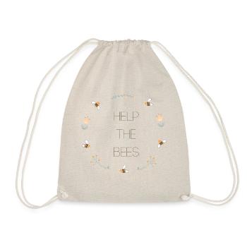 HelpTheBees - Drawstring Bag - nature - Front