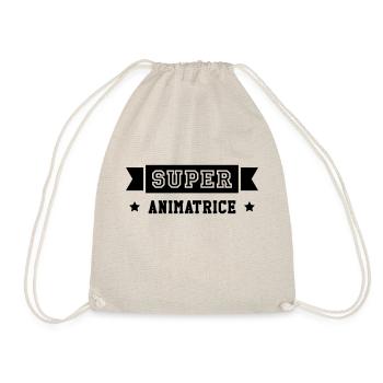 Animateur / Animatrice / Animation / Vacances - Sac de sport léger - nature - Devant
