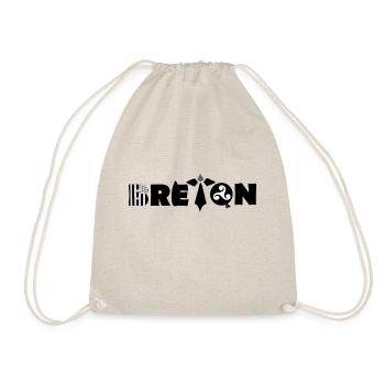 BRETON de bretagne et fier de l'être BZH - Sac de sport léger - nature - Devant