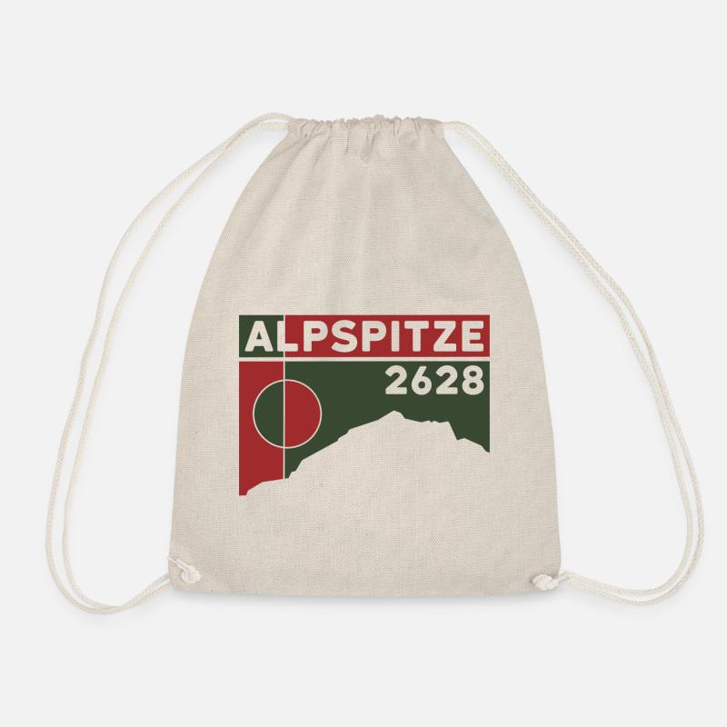 Alpspitze Höhe Hike via ferrata Nesselwang - Drawstring Bag - nature