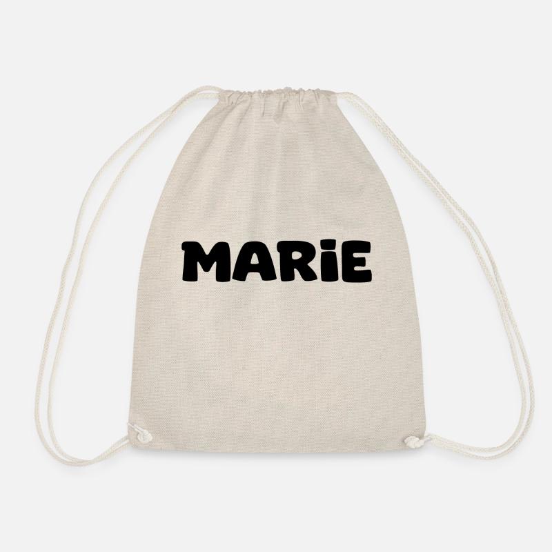 Name - Marie - Drawstring Bag - nature