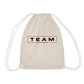 Team Member - Drawstring Bag - nature - Front