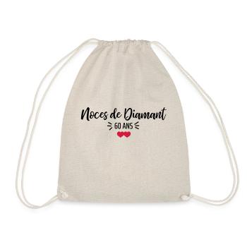 noces de Diamant - Sac de sport léger - nature - Devant