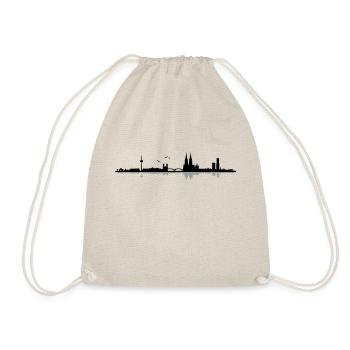 Cologne Skyline - Drawstring Bag - nature - Front