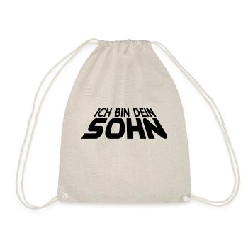 Ich bin dein SOHN 3D (1c) - Turnbeutel - Natur - Vorne