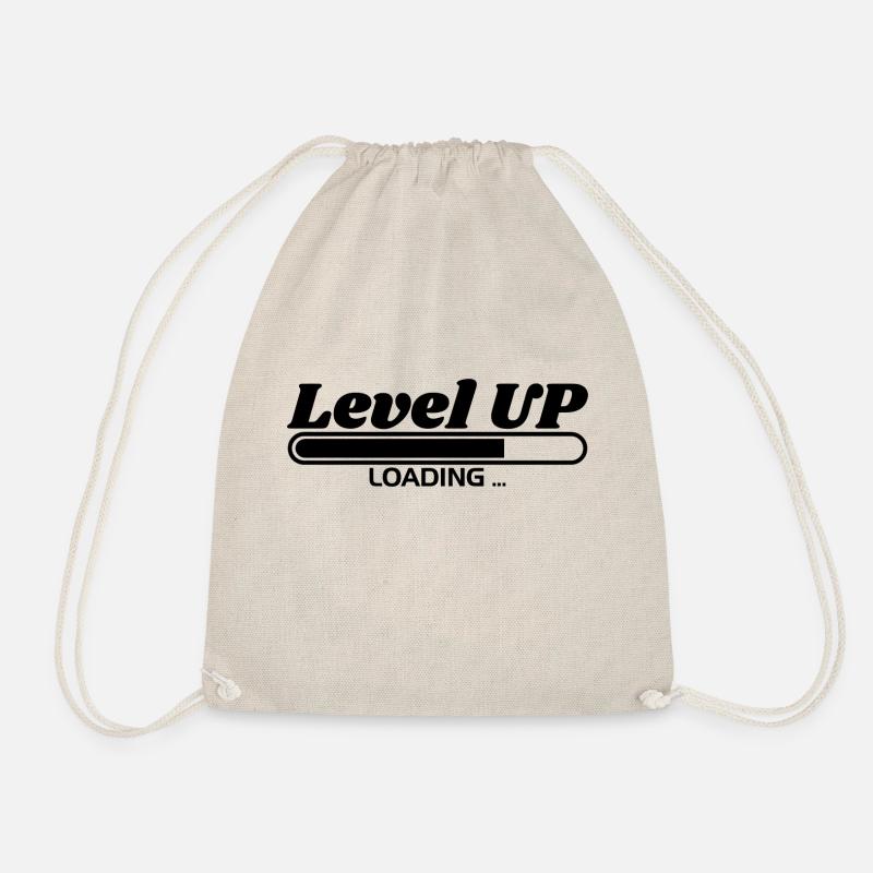 Level up! - Drawstring Bag - nature