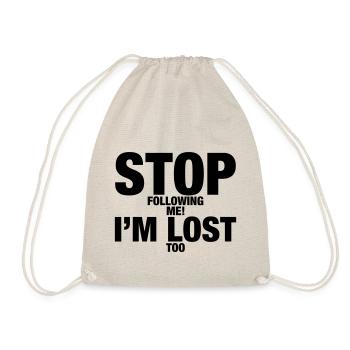 Arrêtez de me suivre - Sac de sport léger - nature - Devant