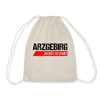 Arzgebirg du bist su schie - Turnbeutel - Natur - Vorne