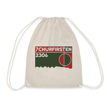 7 Churfirsten Hike Alpstein Hiking Souvenir - Drawstring Bag - nature - Front