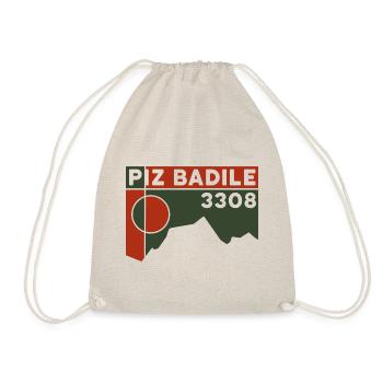Piz Badile Nordgrat Bergführer Besteigung Souvenir - Turnbeutel - Natur - Vorne