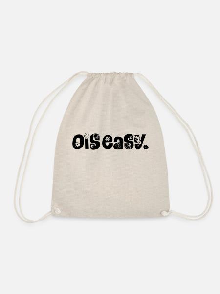 Ois easy - Turnbeutel - Natur