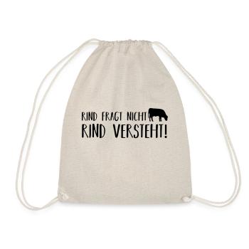 Rind fragt nicht - Turnbeutel - Natur - Vorne