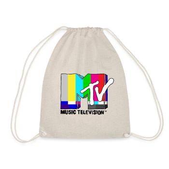 MTV Music Television TV-Statik-Logo - Turnbeutel - Natur - Vorne